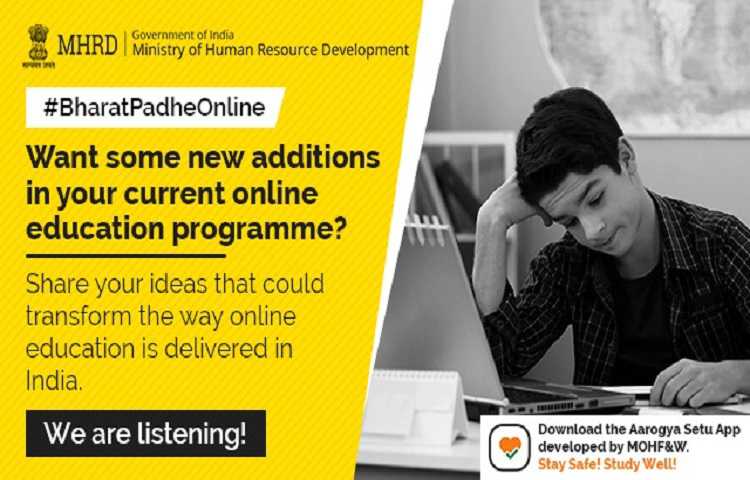 Bharat Padhe Online Initiative To Promote Online Education In